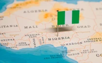 Mapa de Nigeria.