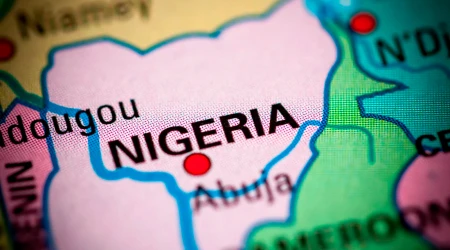 Mapa de Nigeria.