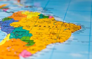 Mapa de América Latina Crédito: Shutterstock