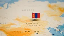 Mongolia en un mapa.