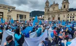 Marcha Nacional por la Vida 2024 en Bogotá.