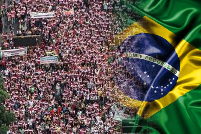 Miles marchan por la vida y la familia en Brasil