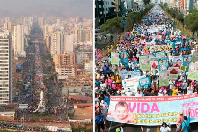 VIDEOS y FOTOS: Histórica Marcha por la Vida 2016 reúne a 750 mil personas en Perú 