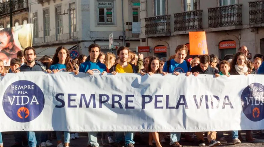 Marcha por la Vida en Lisboa / Foto: Facebook Caminhada Pela Vida.