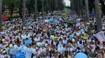 Alrededor de 10 mil personas participaron de la “Caminata por la vida contra el aborto” en Belo Horizonte.