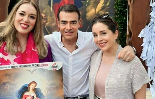 Gaby Jácoba, Toño Mauri y Karyme Lozano. Crédito: Cortesía Gaby Jácoba