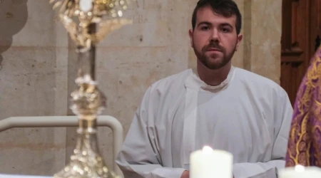 Mario Cabrera, único seminarista de la Diócesis de Salamanca.