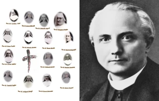 Un sacerdote asesinado por los nazis y 15 religiosas asesinadas por el Ejército Rojo soviético han sido declarados mártires hoy por el Papa Francisco. Crédito: Dicasterio para las Causas de los Santos.