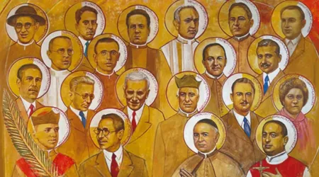 Imagen oficial de los 20 mártires del siglo XX beatificados en Sevilla (España) el 18 de noviembre de 2023.