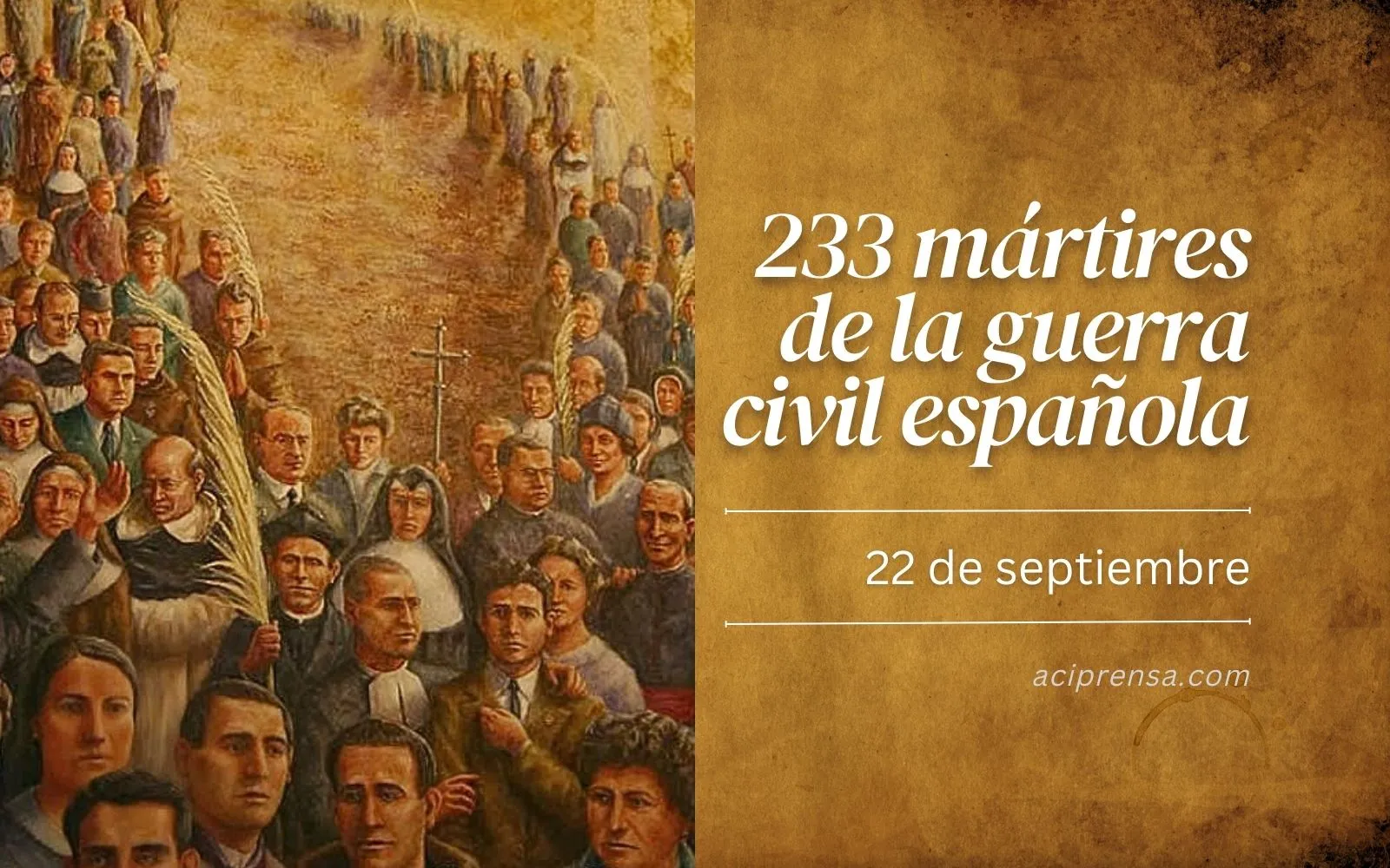 233 mártires de la guerra civil española