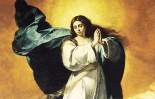 María, la Inmaculada Concepción. Crédito: Bartolomé Esteban Murillo, dominio público, vía Wikimedia Commons.