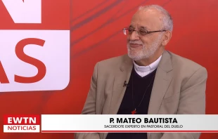 P. Mateo Bautista, sacerdote experto en la pastoral del duelo. Crédito: EWTN Noticias.
