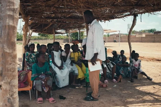 Mathieu Sawadogo, catequista católico en Burkina Faso.