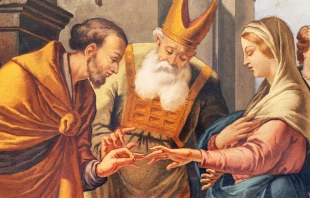 El matrimonio de la Virgen María con San José Crédito: Renata Sedmakova - Shutterstock