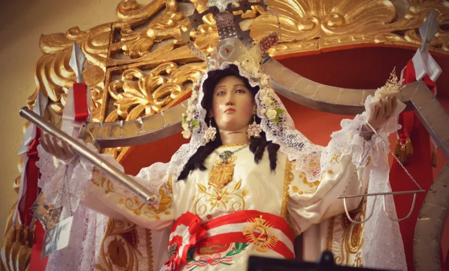 Imagen de la "Mechita", la Virgen de las Mercedes, en el Puerto de Paita, Perú. La imagen conserva la marca del ataque de los corsarios. Foto: ACI Prensa?w=200&h=150