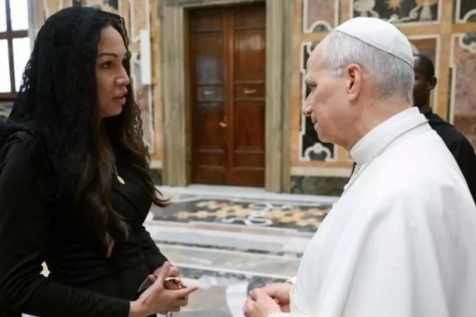 Megan Garcia y el Papa León XIV