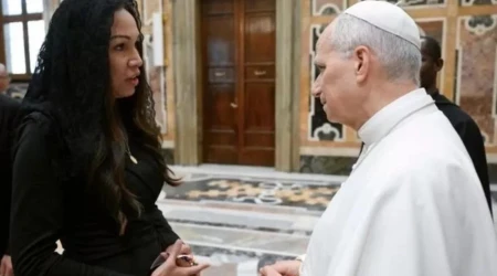Megan Garcia y el Papa León XIV