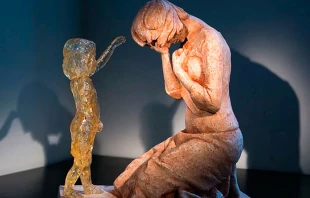 "Memorial para los niños no nacidos", de Martin Hudacek. Foto: Daniel Ibáñez / EWTN News.