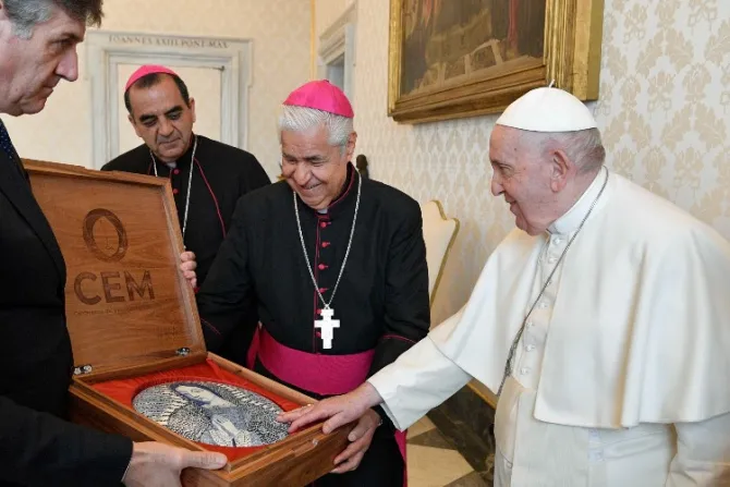 El Papa Francisco recibe en el Vaticano a obispos de México