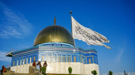 Una mezquita en Kabul, Afganistán, en 2024.