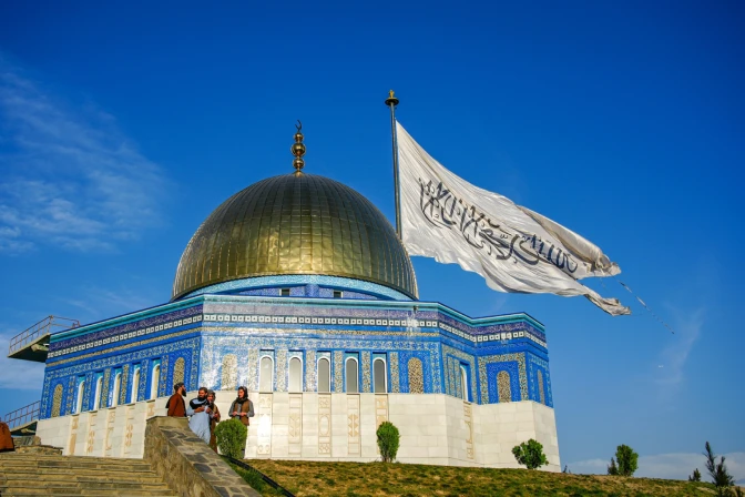 Una mezquita en Kabul, Afganistán, en 2024.