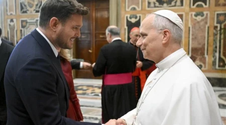 Michael Bublé y León XIV