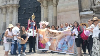 Grupo católico Milagro Eucarístico Perú 1649 promoviendo el único milagro eucarístico del país sudamericano.