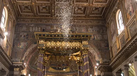 VIDEO Y FOTOS: Así ocurrió hoy el tradicional “milagro de la nieve” en Roma