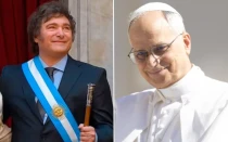 Javier Milei/Papa León XIV