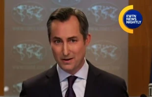 Matthew Miller, vocero del Departamento de Estado de Estados Unidos. Crédito: EWTN News Nightly