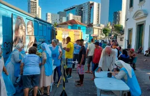 Hijas de la Caridad de San Vicente de Paul atienden a personas necesitadas en Brasil. Crédito: Filhas da Caridade de São Vicente de Paulo - Província do Recife.