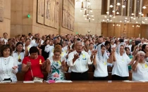 Misa en Los Ángeles en honor a todos los inmigrantes, en la Catedral de Nuestra Señora de los Ángeles.