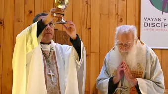 Misa por la paz en la comunidad luego del robo al párroco de 94 años