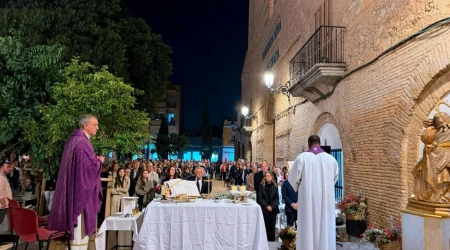 Misa de de campaña por los afectados por la DANA en el barrio de la Torre de Valencia