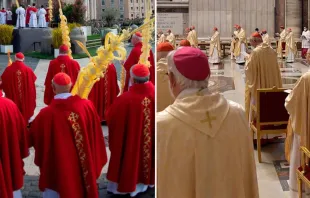Obispos durante celebraciones de Semana Santa. Crédito: Vatican Media.