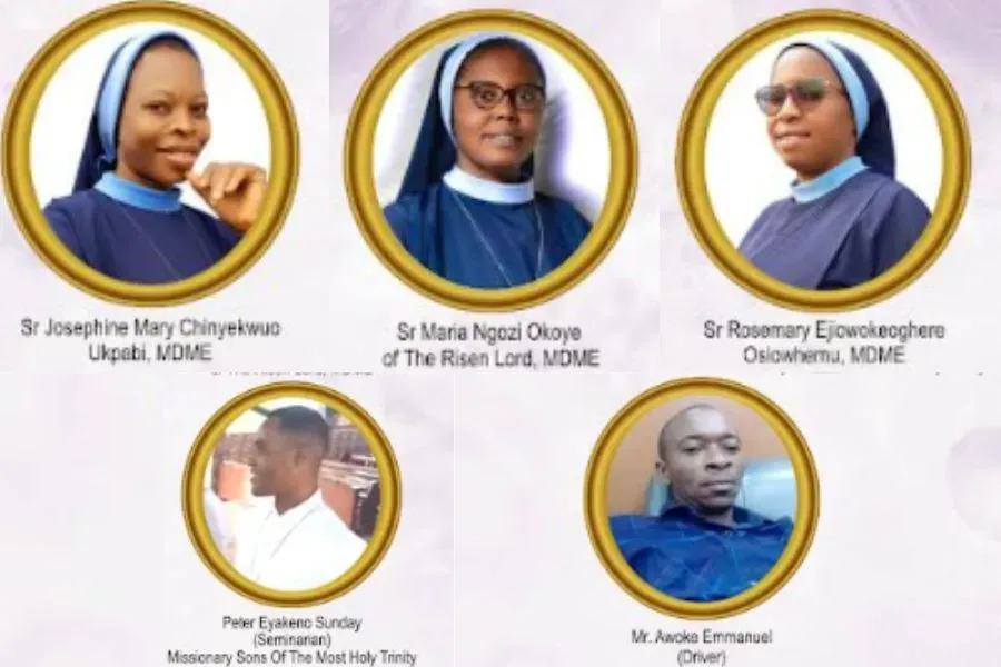 Hijas Misioneras de Mater Ecclesiae secuestradas en Nigeria junto a un seminarista y un chofer.?w=200&h=150