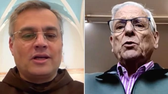 El franciscano Adrián Loza y el lasallista Arsenio Carpintero, misioneros en Turquía y Líbano.