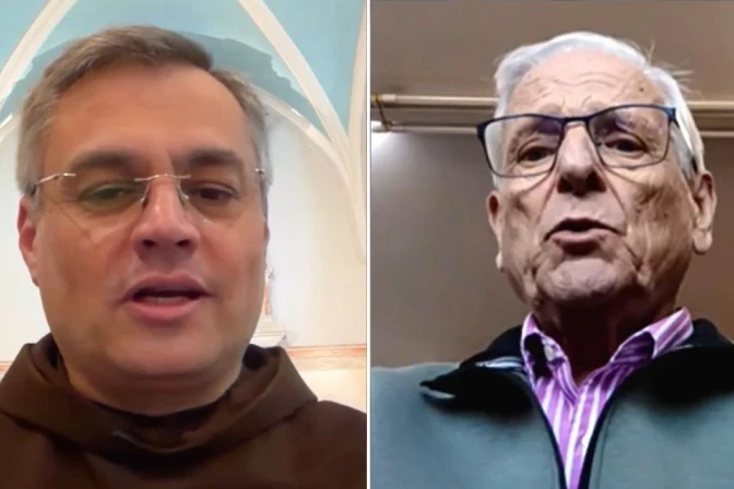 El franciscano Adrián Loza y el lasallista Arsenio Carpintero, misioneros en Turquía y Líbano.