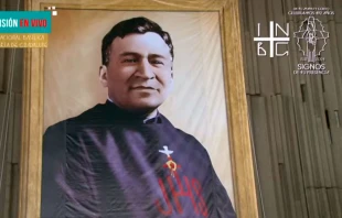 Retrato del P. Moisés Lira Serafín, sacerdote mexicano y nuevo beato de la Iglesia Católica en México. Crédito: Youtube Insigne Basílica de Guadalupe