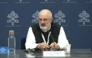 El abad general de la Orden Cisterciense, P. Mauro Giuseppe Lepori. Crédito: Vatican Media.