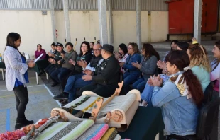 Mons. Chomali en la ceremonia de despedida Crédito: Iglesia de Concepción