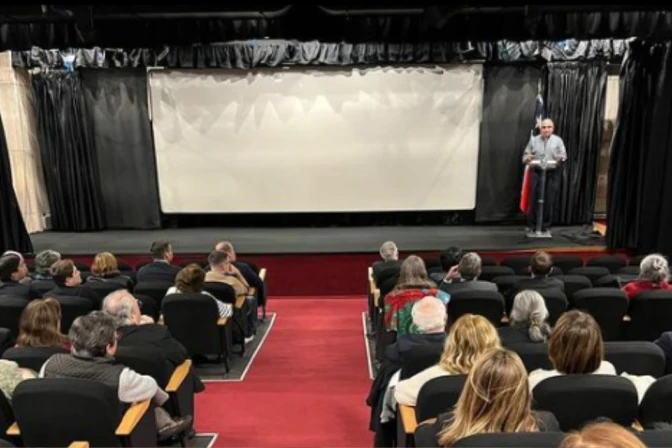 Presentación del documental en Roma