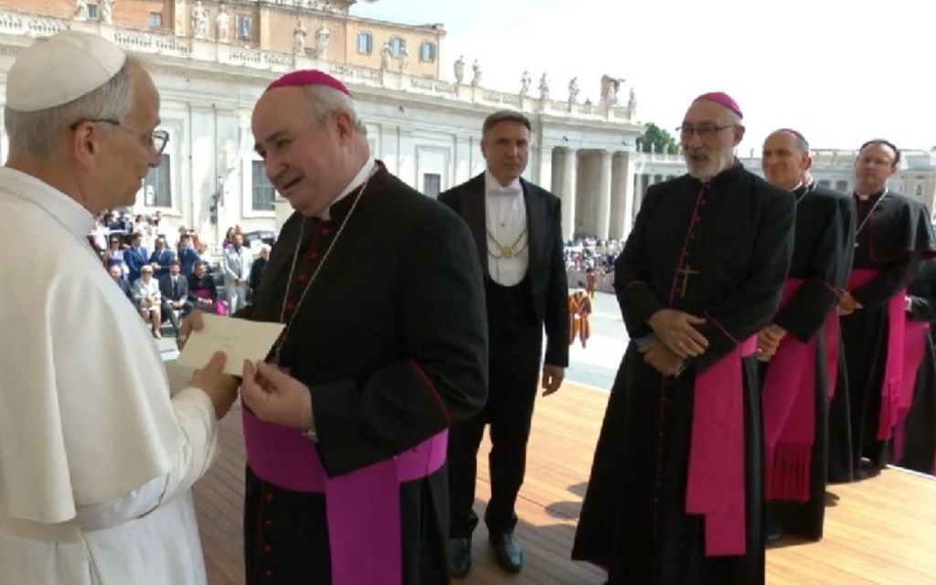 Mons. Fernández con el Papa León XIV?w=200&h=150