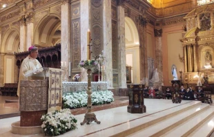 Mons. García Cuerva en la Misa por veteranos y caídos en la Guerra de Malvinas Crédito: Portal EnCamino/Arzobispado de Buenos Aires