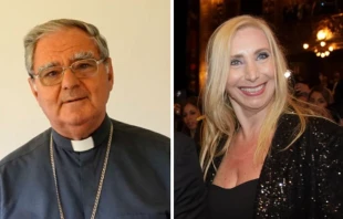 Mons. Ojea/Karina Milei Crédito: Conferencia Episcopal Argentina - Gobierno de la Ciudad de Buenos Aires (GCBA)/Wikipedia (CC BY-SA 2.5 DEED)