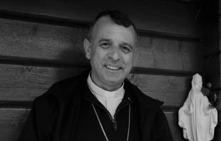 Mons. Simon Kulli, Obispo de Sapë. Crédito: ACN