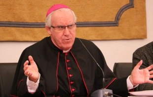 Mons. José Ángel Saiz Meneses, Arzobispo de Sevilla y Consiliario Nacional de Cursillos de Cristiandad. Crédito: Arzobispado de Sevilla.