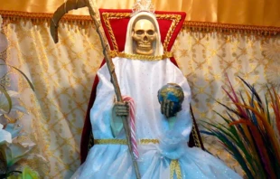 Imagen de la “Santa Muerte”. Crédito: Flickr Issa (CC-BY-SA-2.0)
