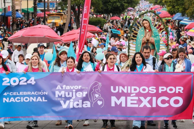 México celebra la 5ª marcha A favor de la mujer y de la vida’ el 5 de octubre de 2025