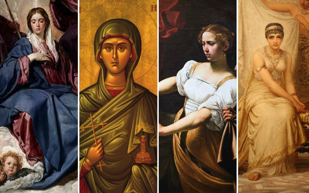 María, Madre de Jesús; María Magdalena; Judit y Ester.?w=200&h=150